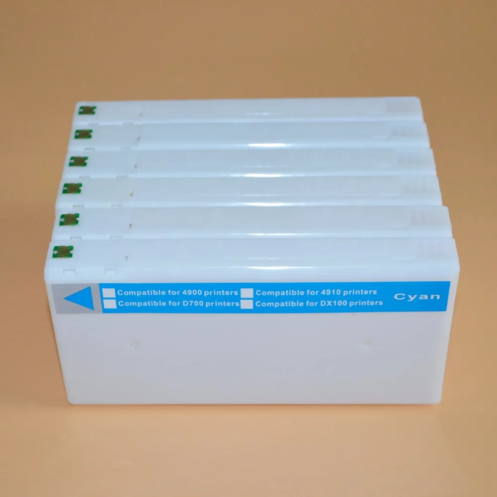 

6color 200ml prefilled dye ink cartridge with chip For fuji DX100 for FUJIFILM DX100