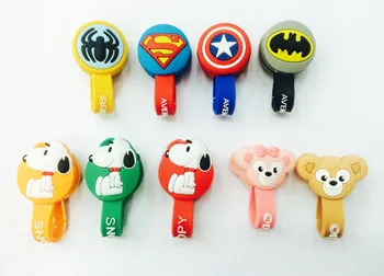 

30pcs Cartoon Cable Organizer Bobbin Winder Protector Wire Cord Management Marker Holder Cover For Earphone iPhone MP3 USB