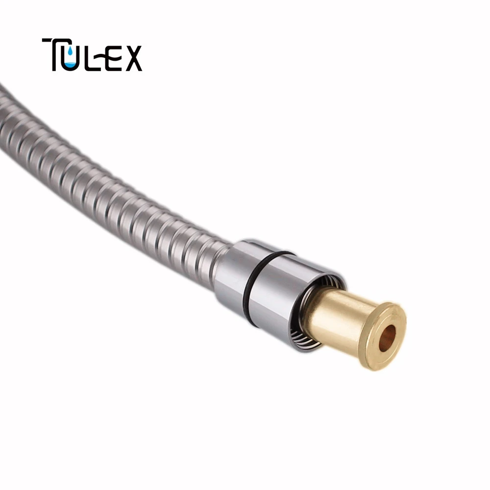TULEX دش رئيس خرطوم مياه الفولاذ غير القابل للصدأ خرطوم بيديت خرطوم 120 سنتيمتر السباكة خرطوم اكسسوارات للحمام المطبخ