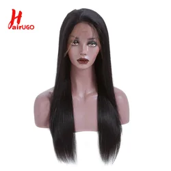 HairUGo Brazilian Lace Front Human Hair Wigs For Women Non Remy Hair Straight Lace Wigs With Baby Hair Full End Natural Color HairUGo Brazilian Lace Front Human Hair Wigs For Women Non Remy Hair Straight Lace Wigs With Baby Hair Full End Natural Color