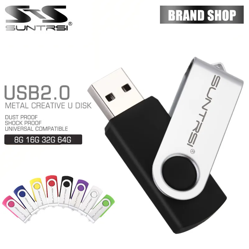 Suntrsi USB флэш-накопитель 2 0 128 Гб 64 ГБ 32 16 высокоскоростной флеш-накопитель