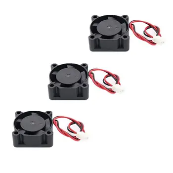 

3pcs DC 12V 0.1A 2Pin 25mm x25mm x10mm Mini Brushless Cooling Fan,black