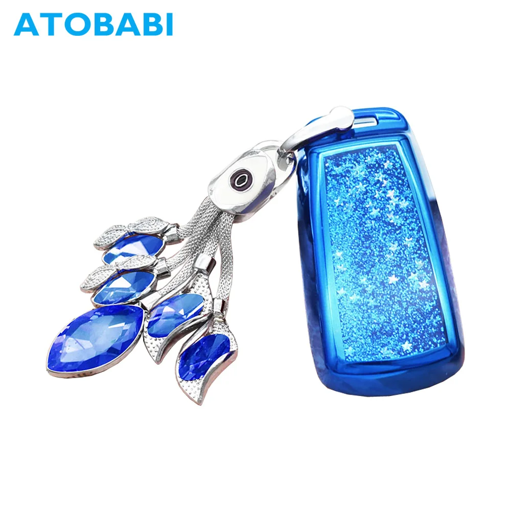 

2018 Newest Style Car Key Case Smart Remote Fob Shell Cover Protective Bag Keychain Holder For Audi 2017-up A4 A5 Q7 2016-up TT