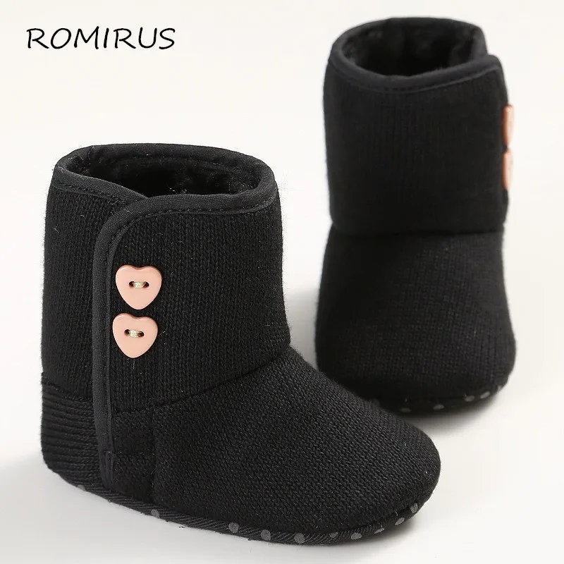 High Quality Baby Girls Boys Snow Boots Shoes Infant Soft Soled First