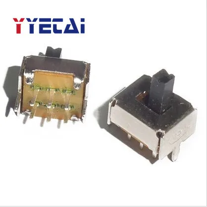 YongYeTai SS22D07 тумблер двухрядный 6 контактный 2 0 мм Шаг кнопочный переключатель