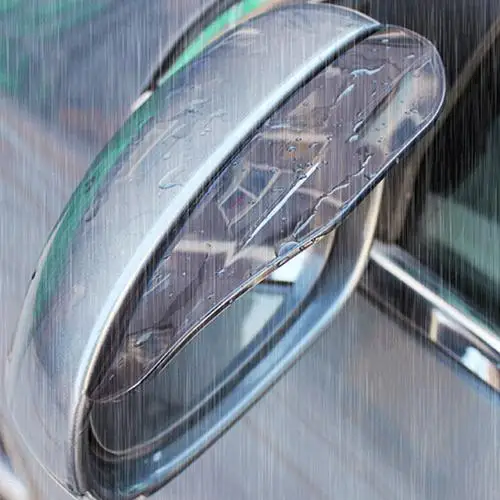 

2Pcs Universal Rain Shields Flexible Car Rearview Mirror Guard Rain Shades