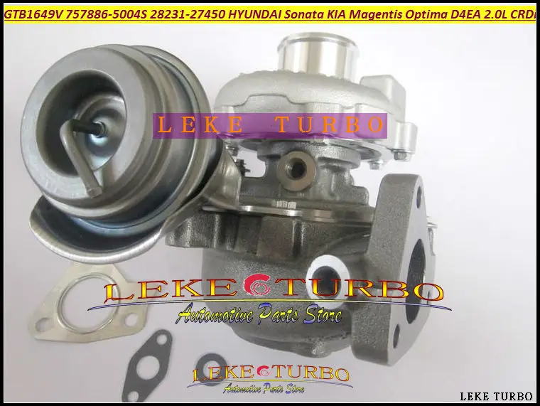 GTB1649V 757886-5004S 757886 28231-27450 Turbo Turbocharger For HYUNDAI Sonata KIA Magentis OPTIMA 2005- D4EA 2.0L CRDi 140HP (4)