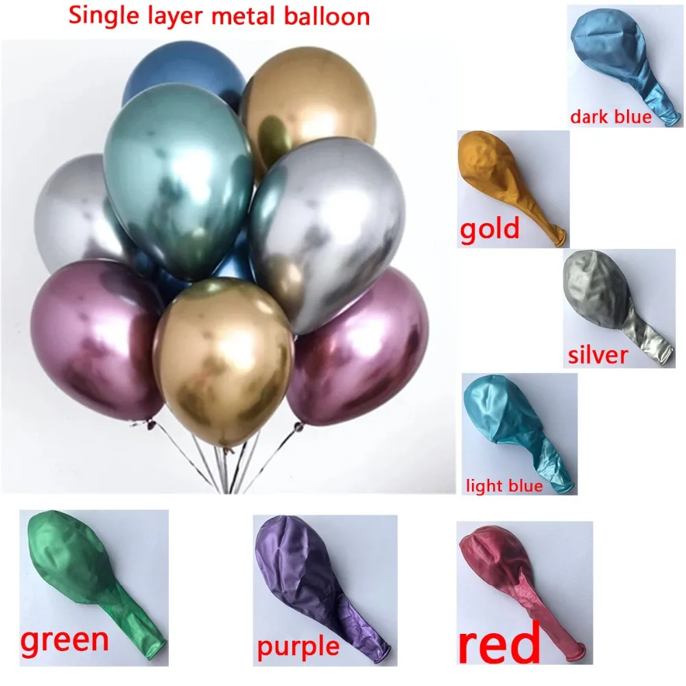 New-Glossy-Metal-Pearl-Latex-Balloons-10-Thick-Chrome-Metallic-Colors-Inflatable-Air-Balloons-Globos-Metalicos