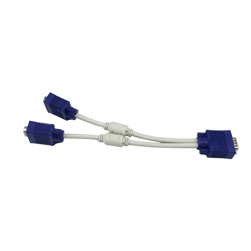C/âble de connexion num/érique HDTV HB Digital c/âble coaxial avec filtre de courant sur gaine avec 2/ noyaux de ferrite blanc c/âble d/’antenne coaxial m/âle vers femelle plaqu/é or