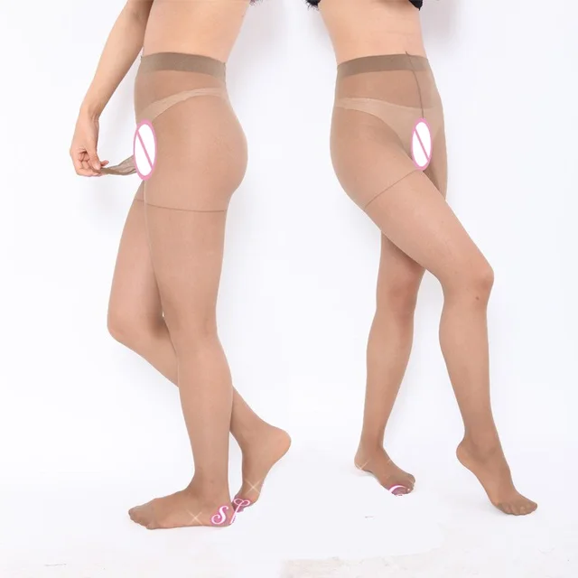 New High-end Hot selling Plus size Mens Ultra-thin transparent sexy temptation stockings Male open-crotch pantyhose 5 Styles -