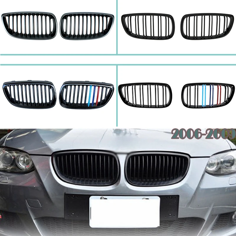 Решетки для переднего бампера BMW E92 E93 M3 2006 2009 325i 328i M 1 комплект|Гоночные решетки| |
