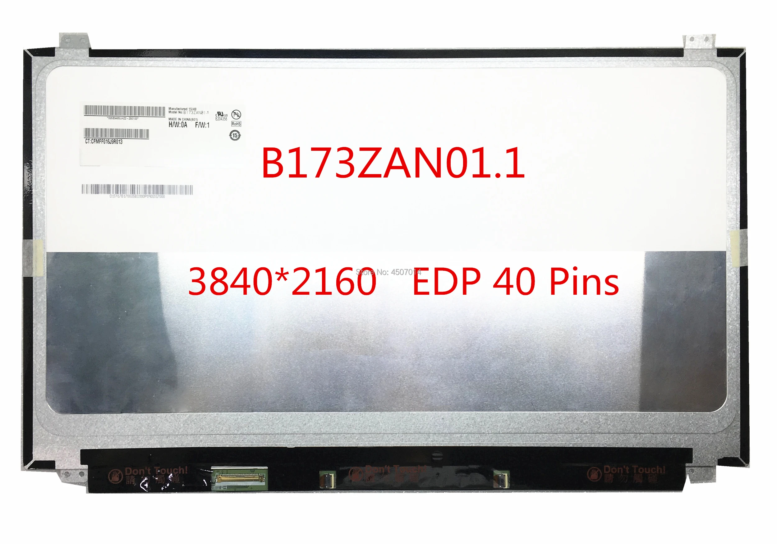 Free shipping B173ZAN01 1 B173ZAN01 0 B173ZAN01 2 B173ZAN01 4 17 3 inch 4K Laptop Lcd