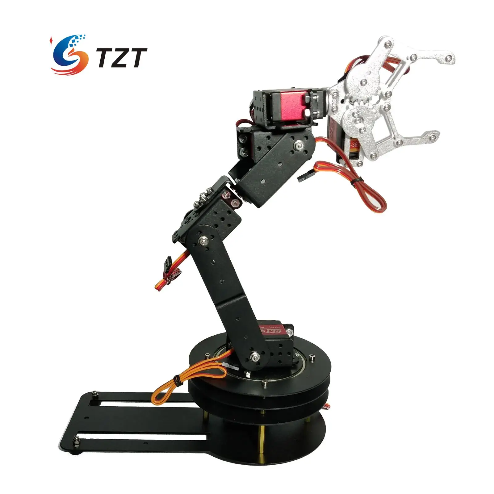 

6-Axis 6DOF Robot Mechanical Arm Manipulator Single Frame with 6PCS MG996R Servo 6PCS Servo Horn