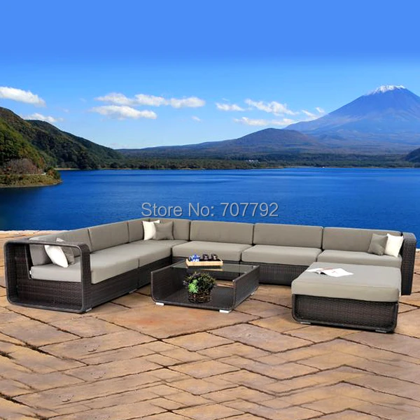 

Newest Design Outdoor Wicker Sectional Sofa