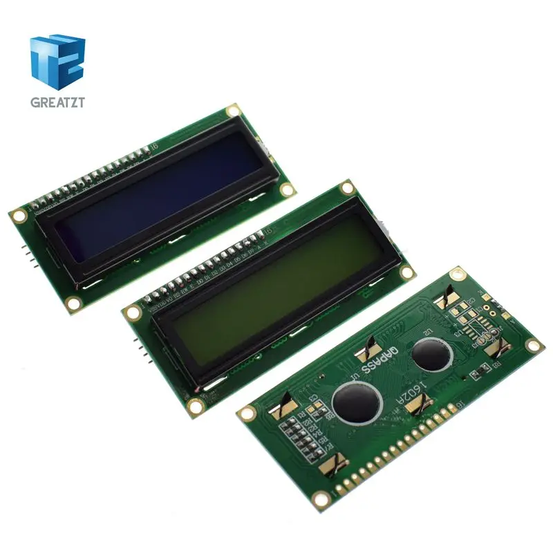 

1pcs LCD1602 LCD 1602 blue screen with backlight LCD display 1602A-5v LCD 1602 green