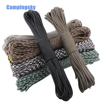 FedEx 200 цвета Паракорд веревка шнурок Паракорд парашют шнур 550 Spec Тип III 7 Strand 100ft Восхождение Кемпинг