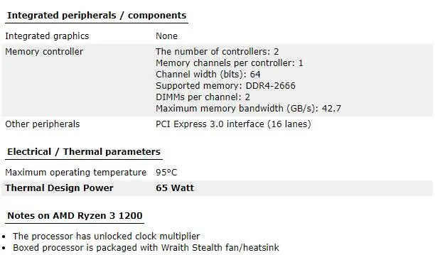 Процессор amd ryzen 3 1200 3,1 ГГц процессор четырехъядерный процессор AM4 TDP 65 Вт кэш 14 нм настольный процессор