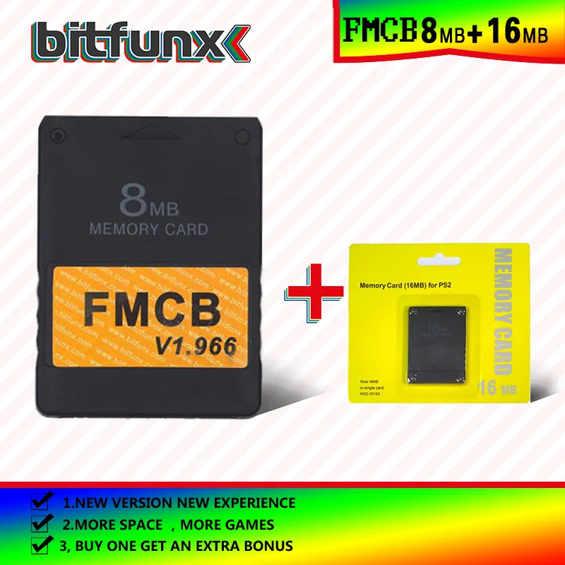 Бесплатная карта памяти Bitfunx McBoot (FMCB)8 Мб v 1 966 (новая версия и новая функция) +