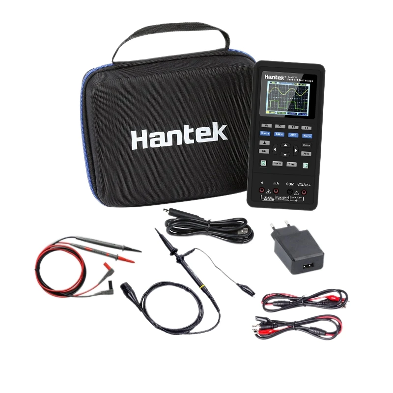

Hantek 3In1 Digital Oscilloscope+Waveform Generator+Multimeter Portable Usb 2 Channels 40Mhz 70Mhz Lcd Display Test Meter Too