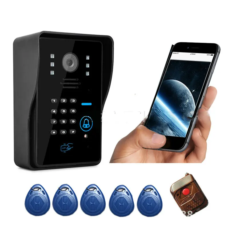 

1080P password WIFI/IP wireless doorbell Wifi video door phone ring doorbell