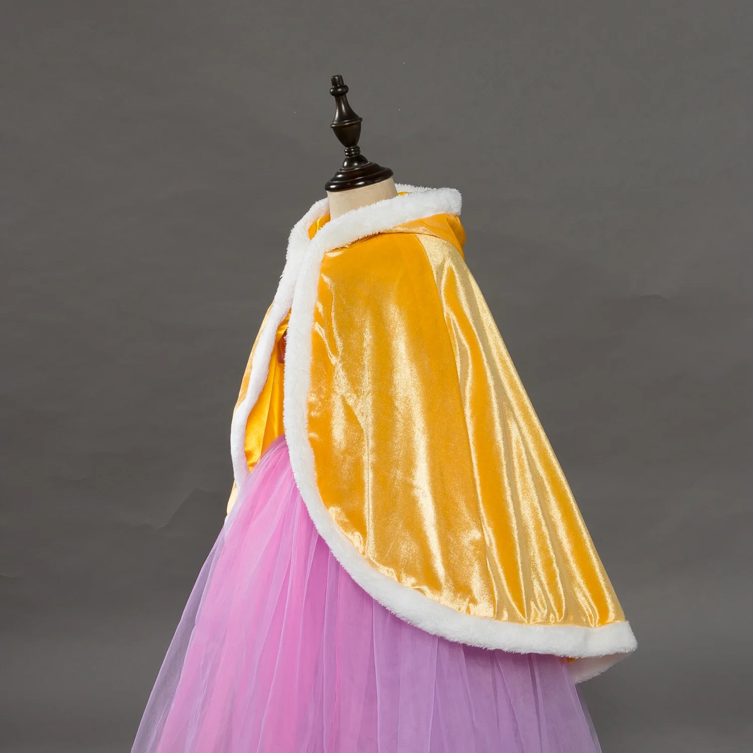 Детская одежда; Осенняя верхняя одежда; костюм принцессы с капюшоном; цвет красный, желтый, розовый, синий; бархатная накидка для детей; пончо и накидки для девочек