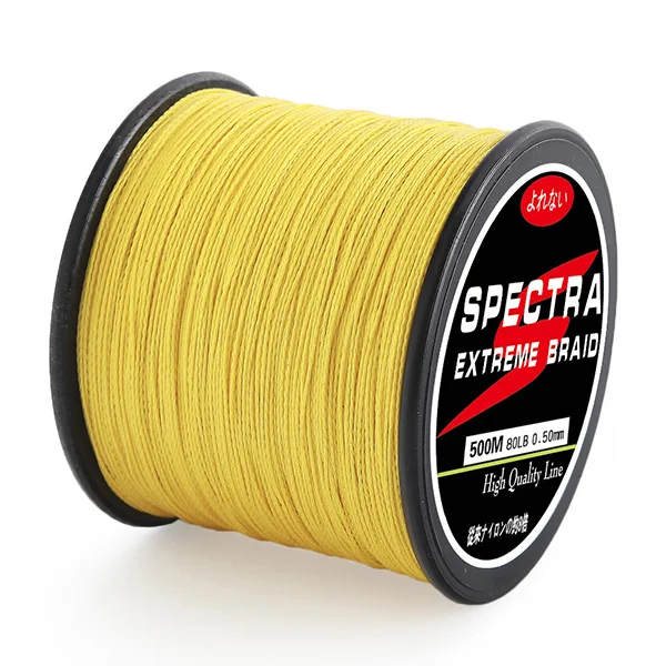 Spectra 500m Multifilament Pe Braided Fishing Line 12 20 30 40 50 60 80lb  Super Strong Japanese Pe Fishing Line For Bass Carp - Fishing Lines -  AliExpress