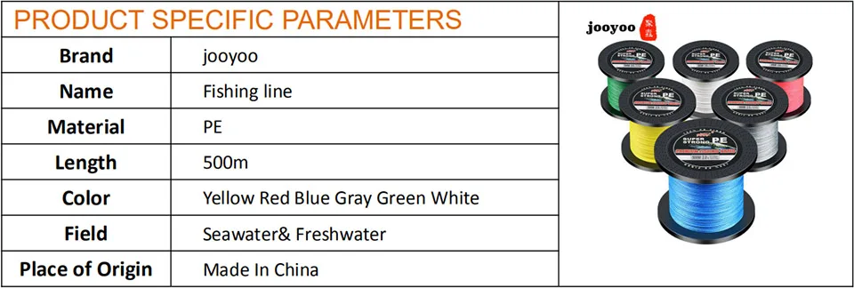 300 м, 500 м, 1000 м, ПЭ рыболовная леска, 4 нити, плетеная леска, высокое качество, 10-100 фунтов, многофиламентная леска, гладкая jooyoo