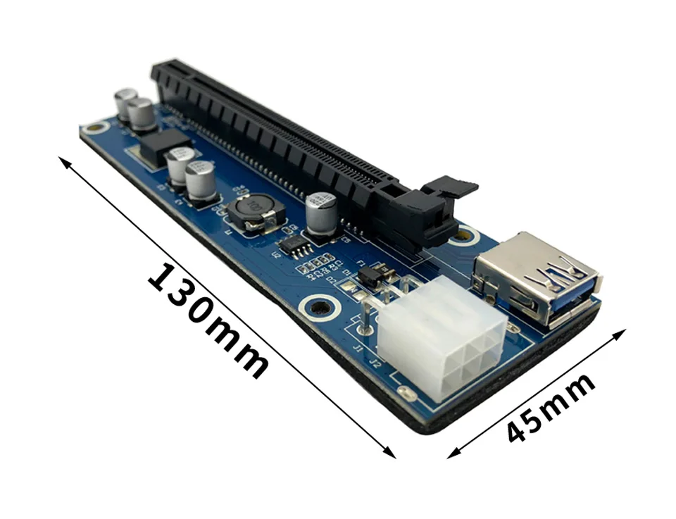 5 Pieces PCI-E Riser Card Extender  (8)