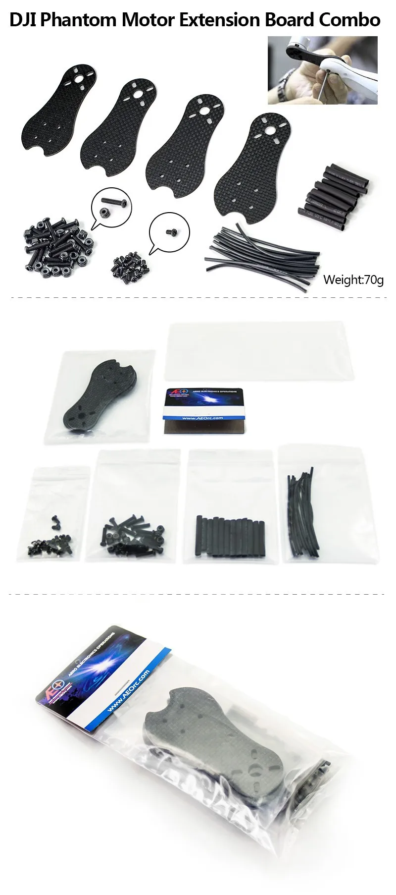 DJI Phantom Motor Extension Board Combo For DJI Phantom