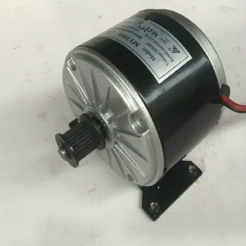 

Brand Permanent magnet DC high speed motor 250W DC 24V scooter brush motor pulley Totally Enclosed