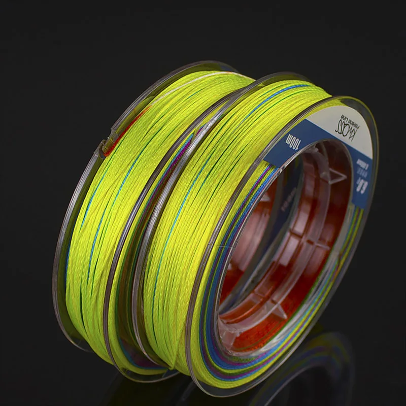 

100m PE Fishing Line 9 Strands Braided Fishing Line Multicolor Ultra-high Strength Multifilament Fishing Gear Accessory JC