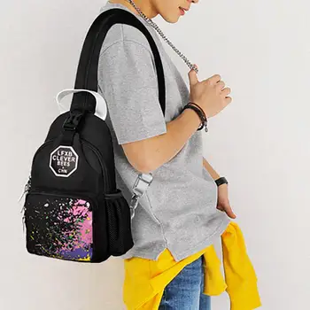 

2019 Backpack hot Men &Women 's Chest Pack Single Shoulder Messenger Leisure Bag Schoolbags multi-function travel backpack bolso