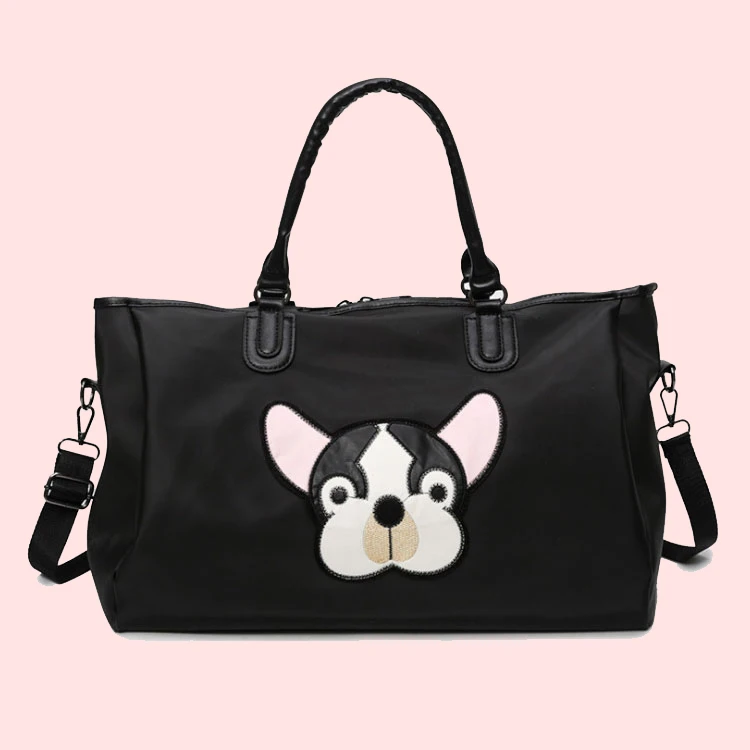 Wobag Fashion Women Waterproof Travel Bag Oxford Dog head Pattern ...