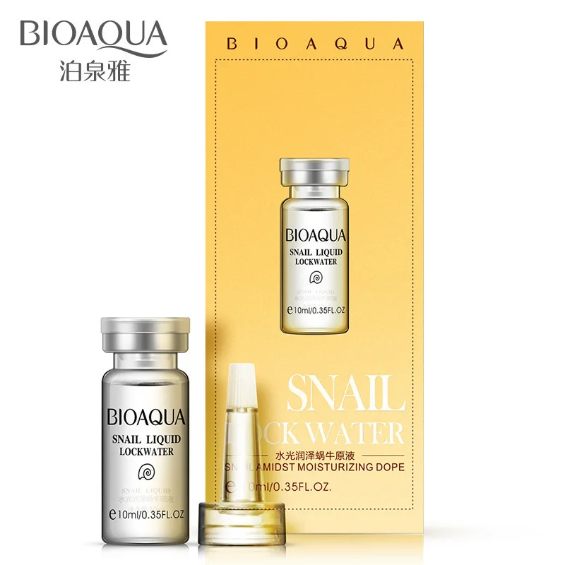 

BIOAQUA Snail Serum Amidst Moisturizing Dope Whitening Anti Aging Anit wrinkles Snail Essence Cream Moisturizing Face Cream