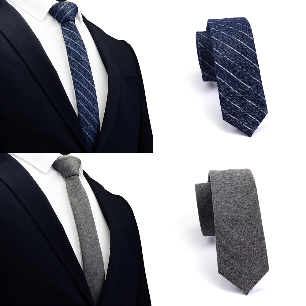 Ricnais 6 см тонкий хлопковый Красный мужской галстук серый однотонный клетчатый облегающий галстук для мужчин деловые вечерние галстуки для отдыха Галстуки аксессуары