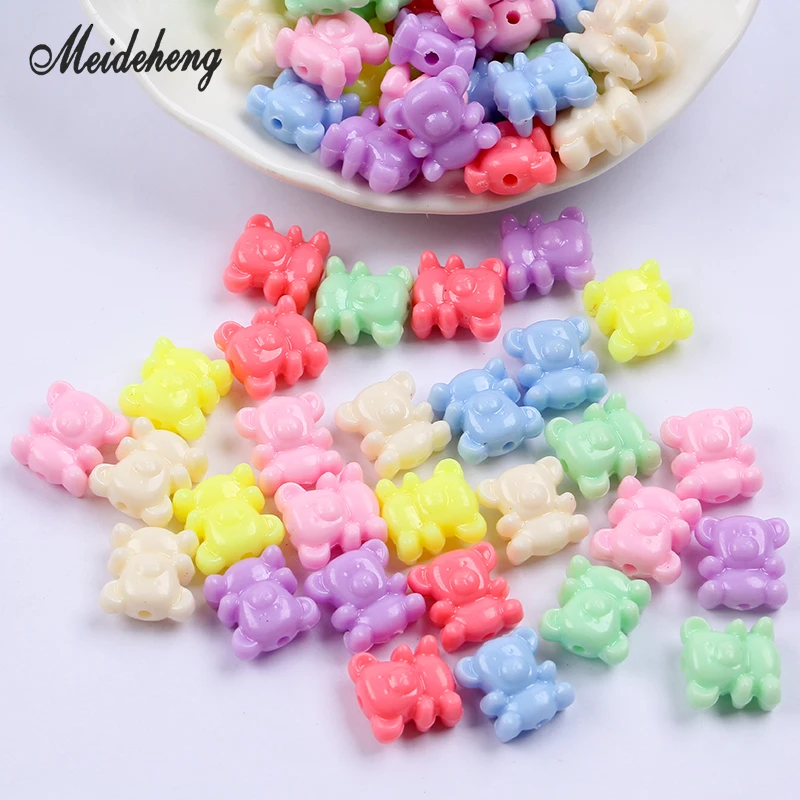 Acrylic Spring Colorful Animal Beads for jewelry Making Light color accessories Handmade Gifts DIY Necklace bracelets 40g/bag | Украшения и