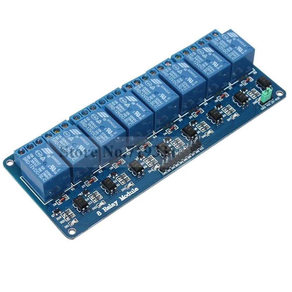 Nathan-Ng 8-Channel 12V Relay Shield Module For Arduino UNO 2560 1280 ARM PIC AVR STM32 Nathan-Ng 8-Channel 12V Relay Shield Module For Arduino UNO 2560 1280 ARM PIC AVR STM32