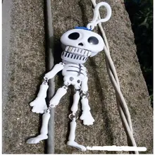 2018 HOT 1piece / lot skeleton plastic toy horror funny pendant hanging Funny Tricky Toys CHEAP PRICE