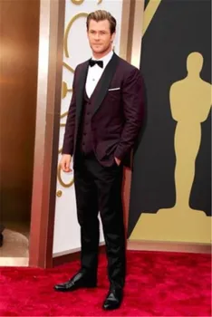 

Men's 3 Piece Wedding Fashion Groom Tuxedos Groomsman Best Man Party Prom Suits Custom Suit Prom Man Suits Tuxedo Suits Blazer