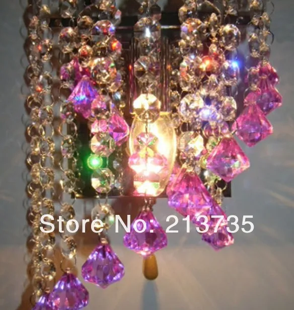 Красивый кристалл настенные светильники с из светодиодов L28cm * W18cm T12cm|lamp tiffany|crystal