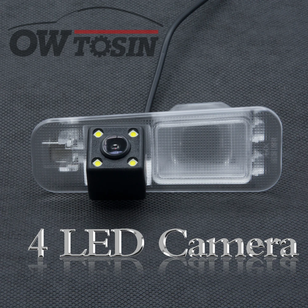 

4 LED light Backup Rear View Camera For KIA Rio 3 UB Sedan 2008-2017 Kia K2 RIO 2007 2008-2016 Car Parking LCD Mirror Monitor