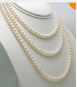 

Women Gift Freshwater Women Gift Freshwater 6-7mm white freshwater Cultured pearl necklace 50">bead charm body jewelry charm jew