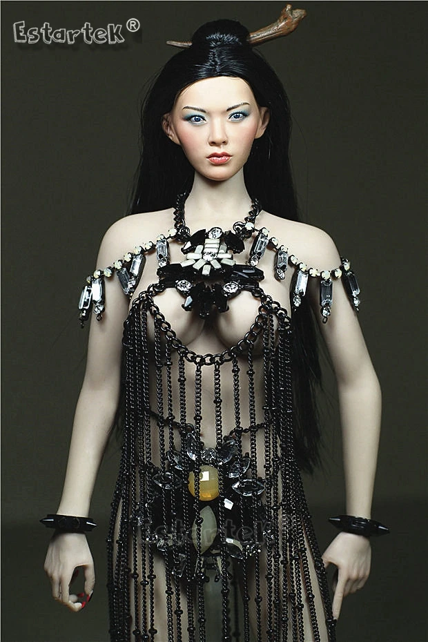 

Estartek WJ064 1/6 Hand Made Customized Sexy Fleeting Time Dress Set for 12" Phicen Tbleague Action Figure DIY