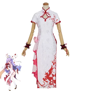 

Game Azur Lane Unicorn Cosplay Costume Women Delux Brocade Satin Cheongsam Chinese Dress Halloween Carnival uniforms