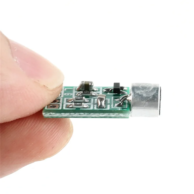 Monday Kids Mini Microphone Audio Amplifier Module Speaker Circuit Board DC 2.59V 14x12mm Mic