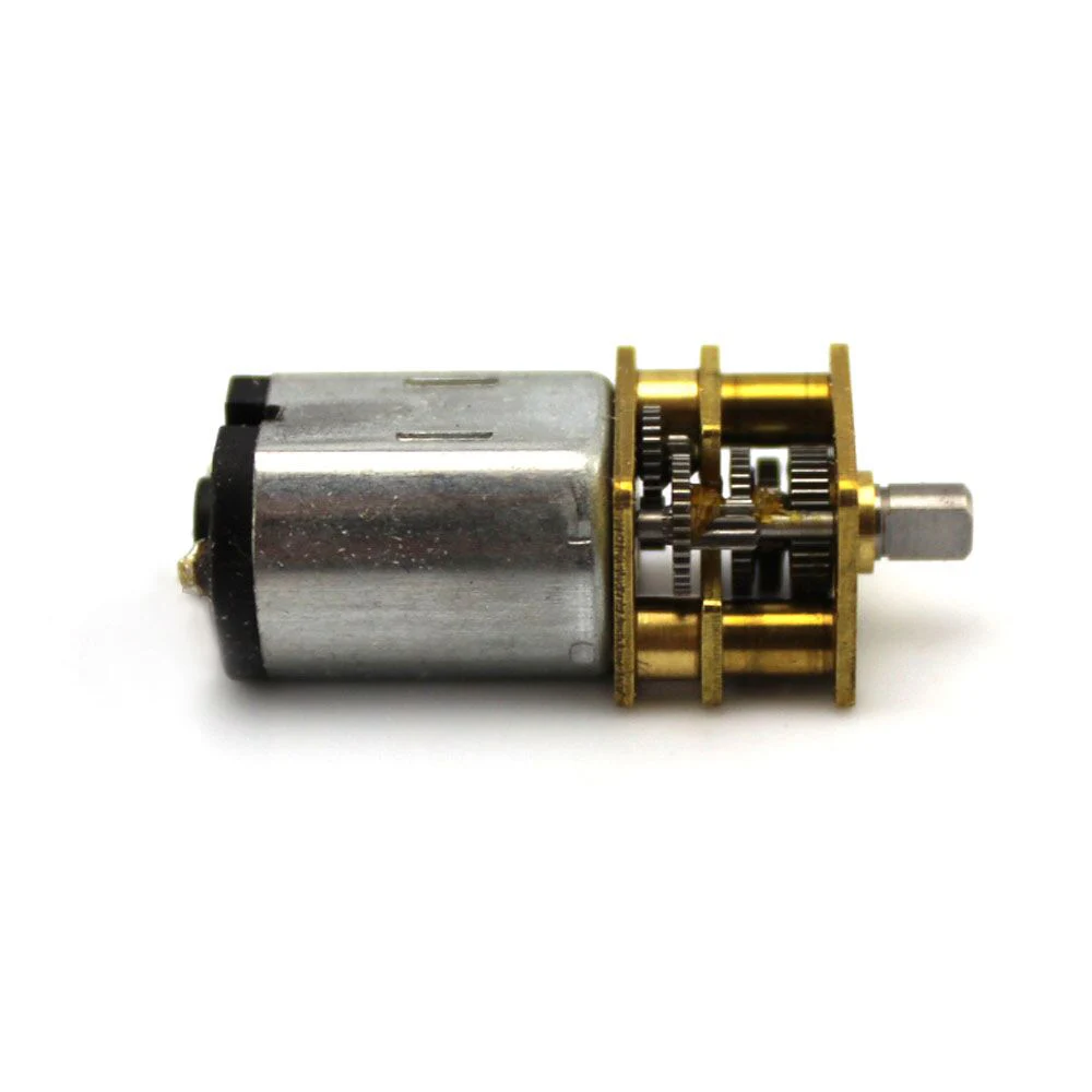 

DC3V 5V 6V 72RPM 1:298 Slow Speed Mini N20 Reducer Gear Motor Full Metal Gearbox Reduction Gearmotor DIY Robot Smart Car
