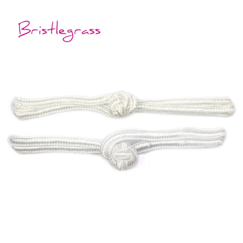 

BRISTLEGRASS 5 Pair Handmade Chinese Knot Button Frog Closure Ribbon Fastener Cheongsam Costume Dress Tang Suit DIY Sewing Craft