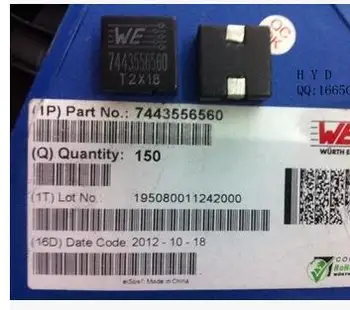 

WE manufacturer integrated high current inductor 7443556560 SMD 18 19 to 33 a x18x9mm 5.6 UH