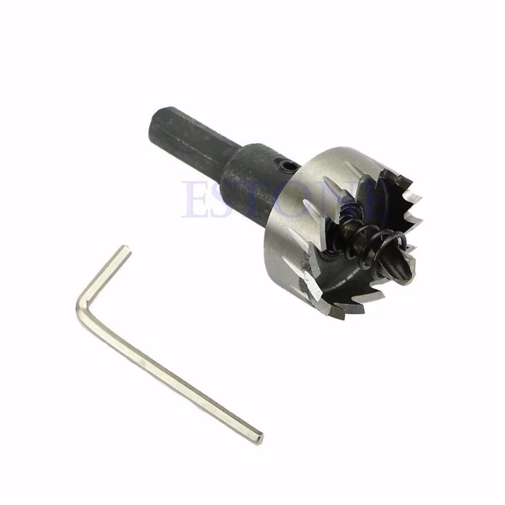 30mm HSS Carbide Tip Drill Bit Hole Saw Set Stainless Steel Metal Alloy