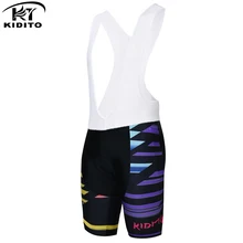 KIDITOKT быстросохнущие велосипедные рейтузы с лямками Лето противоударный горный велосипед Велоспорт нагрудник шорты с Coolmax 3D гелевая Накладка для мужчин